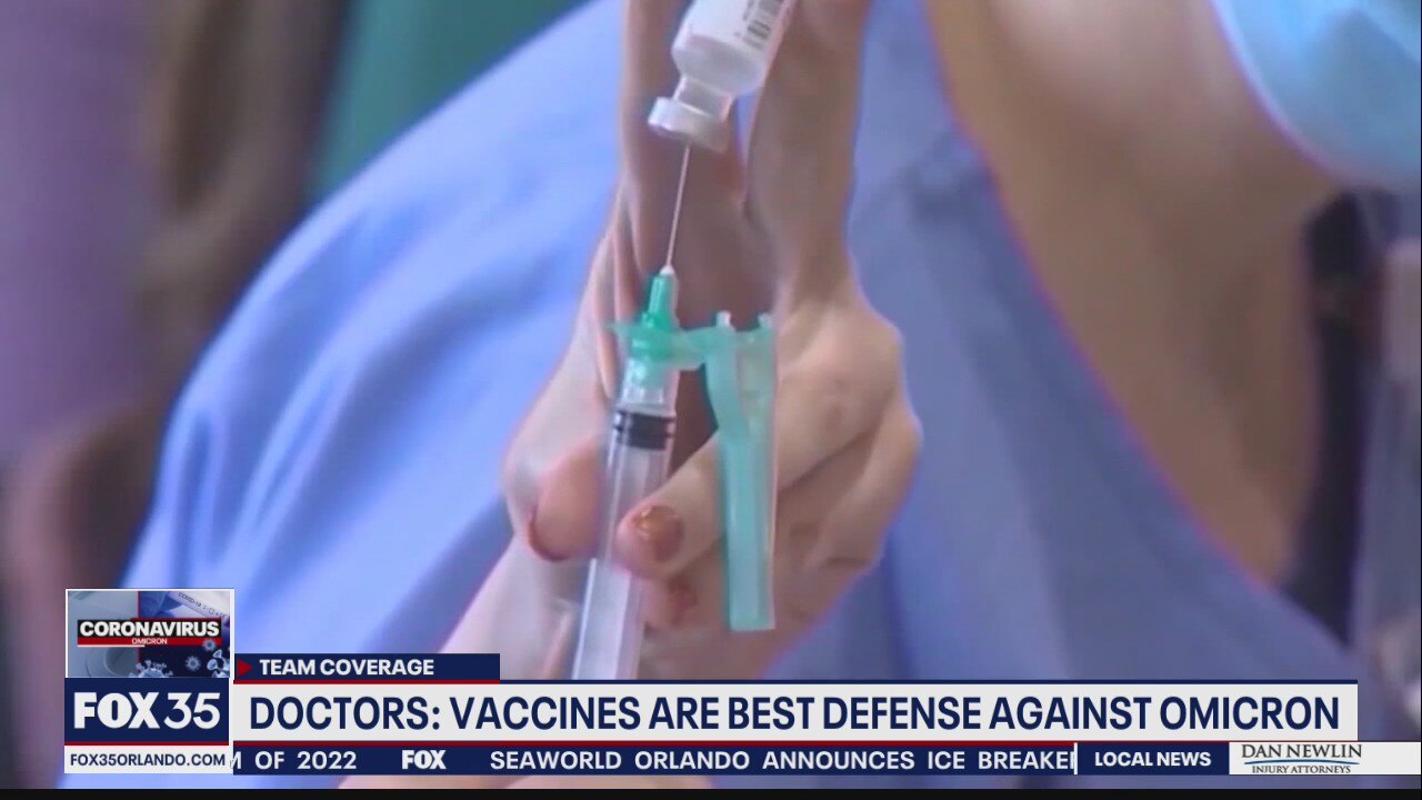 Doctors: Vaccines are best defense against omicron