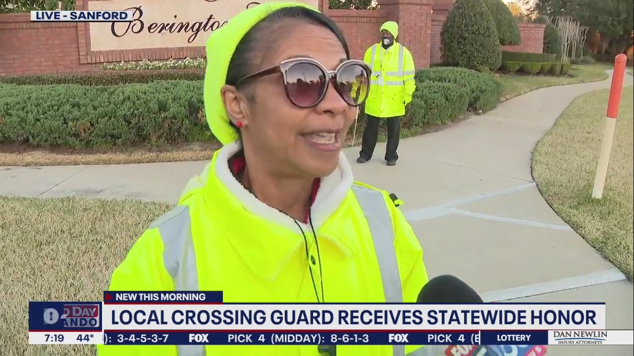 Local crossing guard receives statewide honor