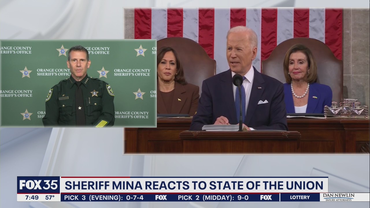 Sheriff John Mina reacts to Biden's State of the Union speech