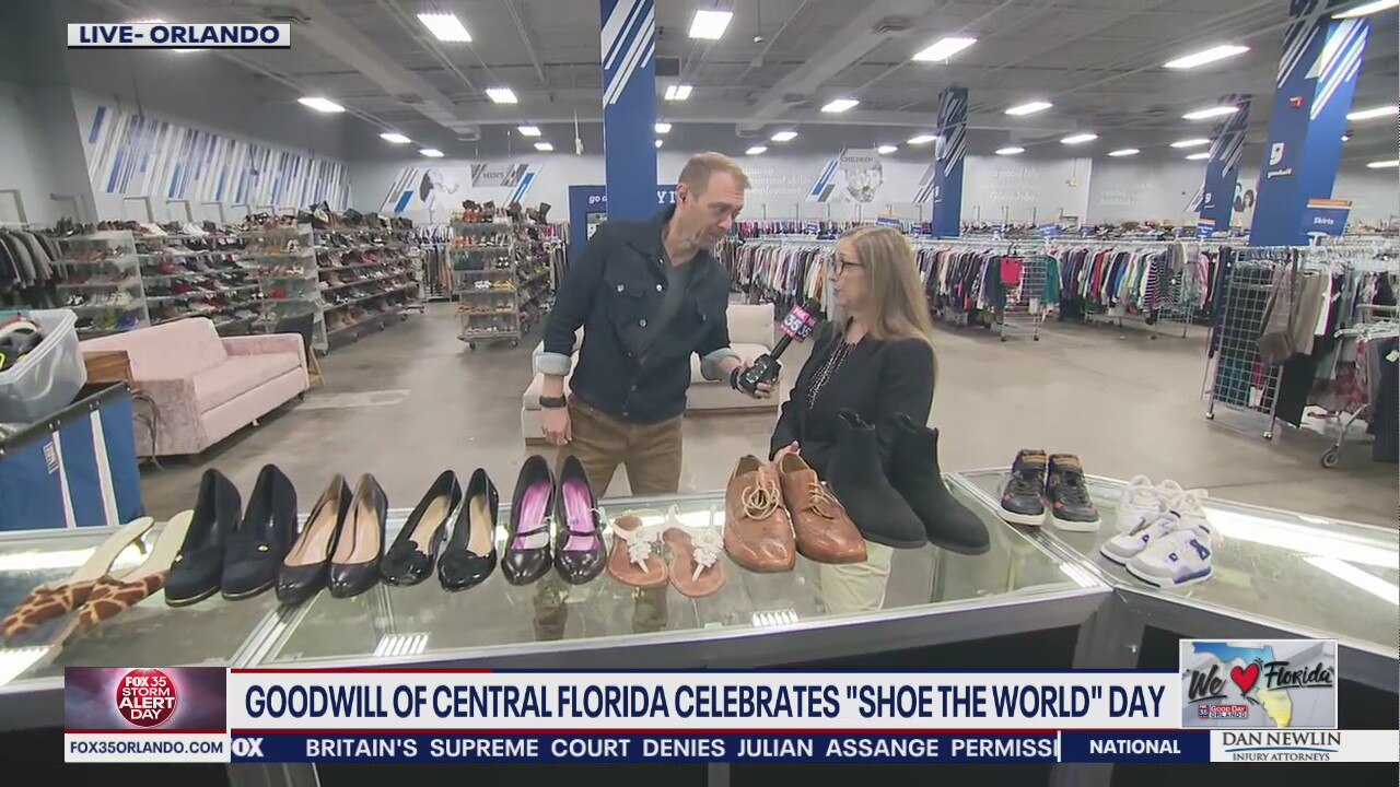 Goodwill of Central Florida celebrates 'Shoe the World Day'