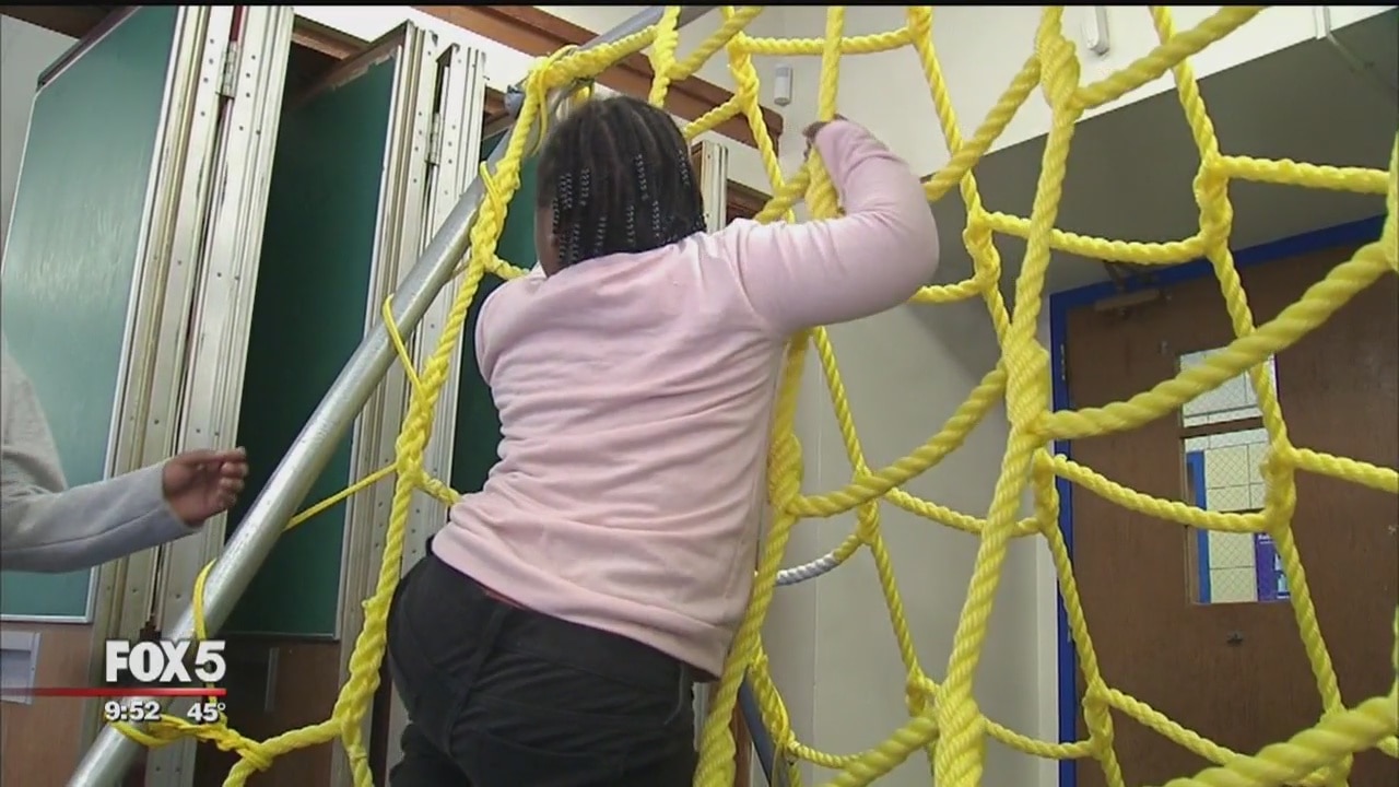 Sensory gym inside school