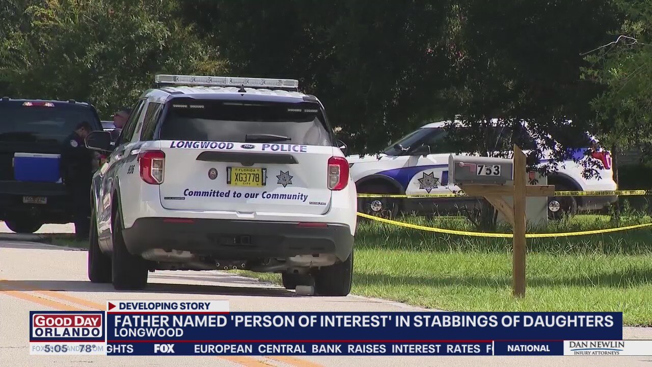 Florida father named 'person of interest' in stabbing of young daughters