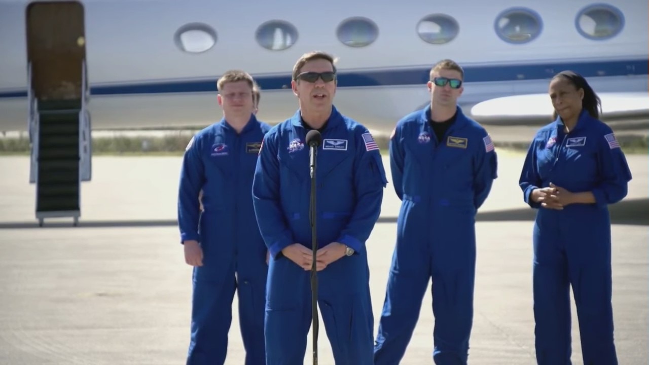 NASA's Crew-8 arrives in Florida