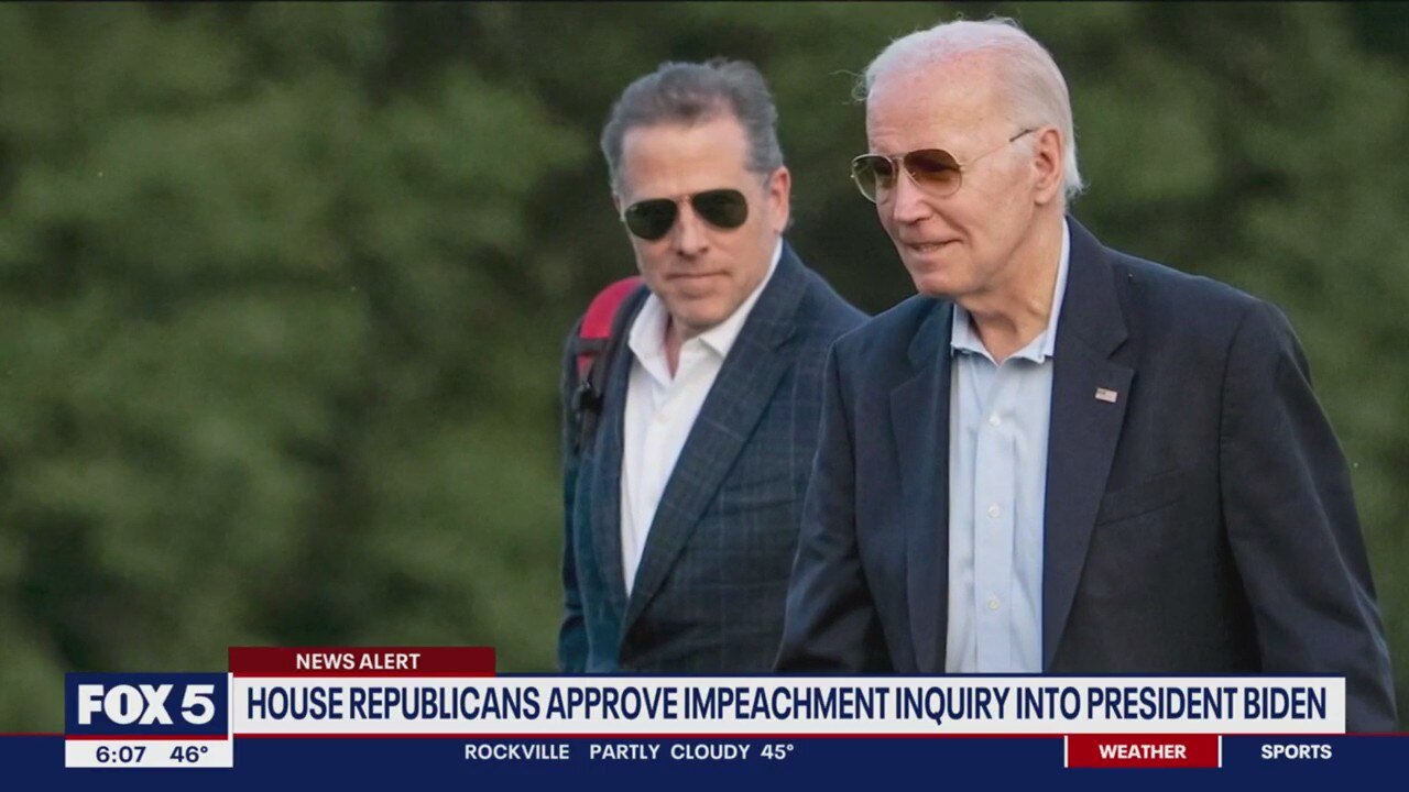 House Republicans approve impeachment inquiry into President Biden ...