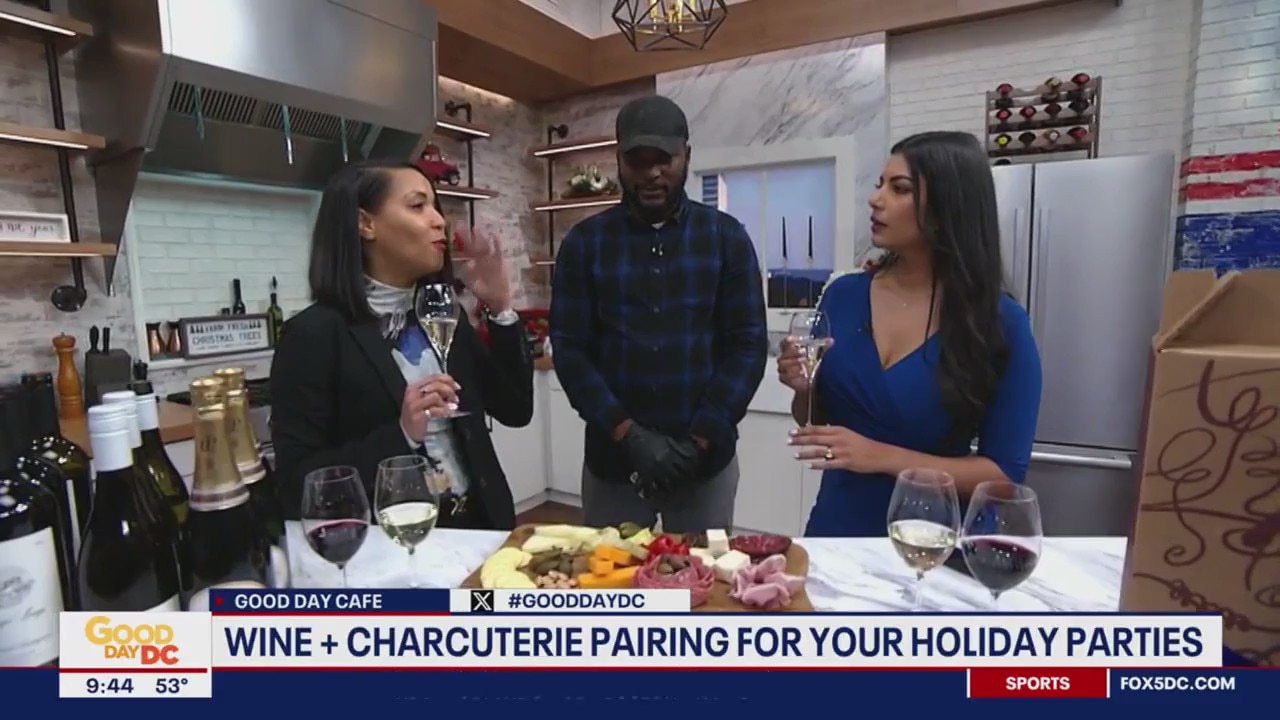 Wine and charcuterie board pairing for the holidays