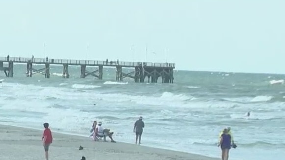 Rip current risk at Florida beaches from Hurricane Fiona