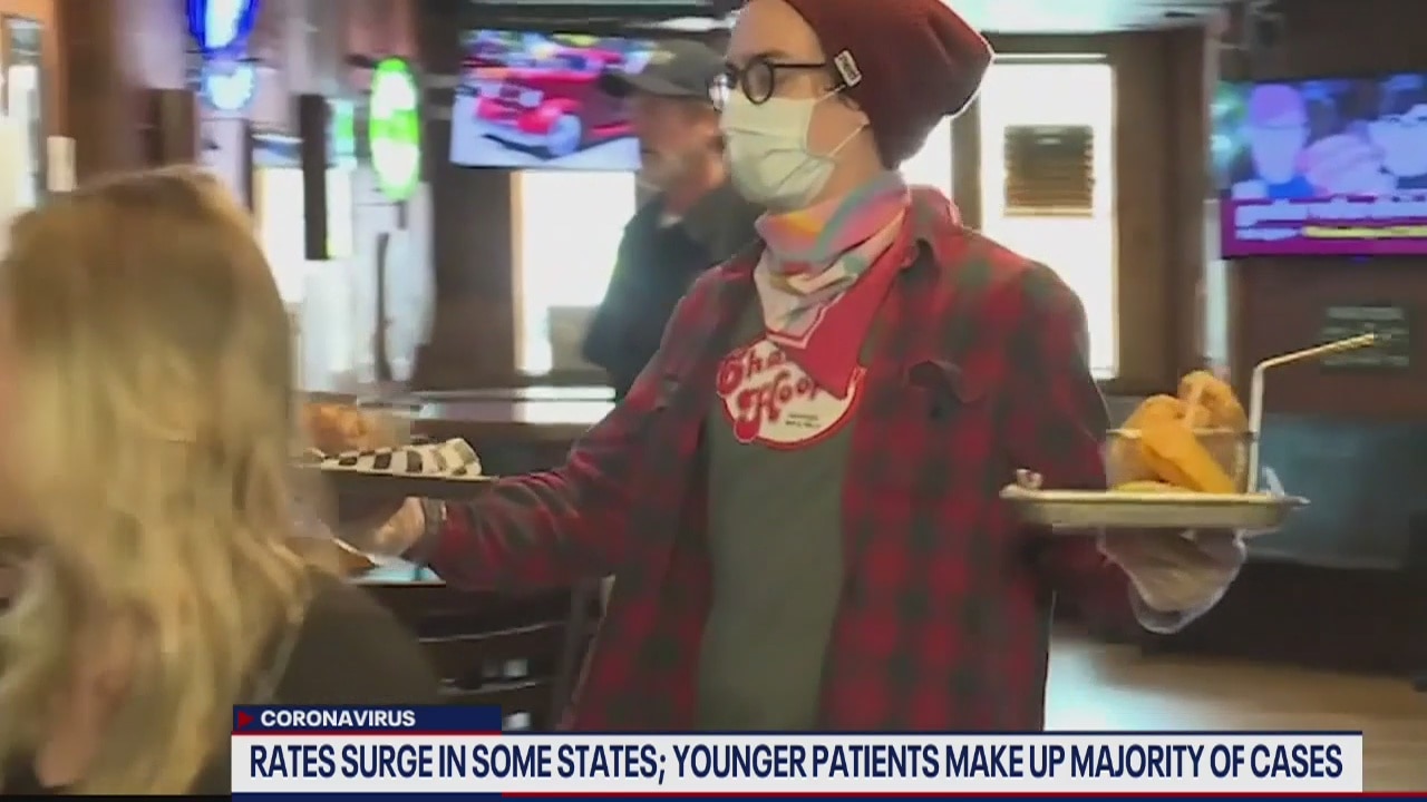 Rates surge in some states; younger patients make up majority of cases