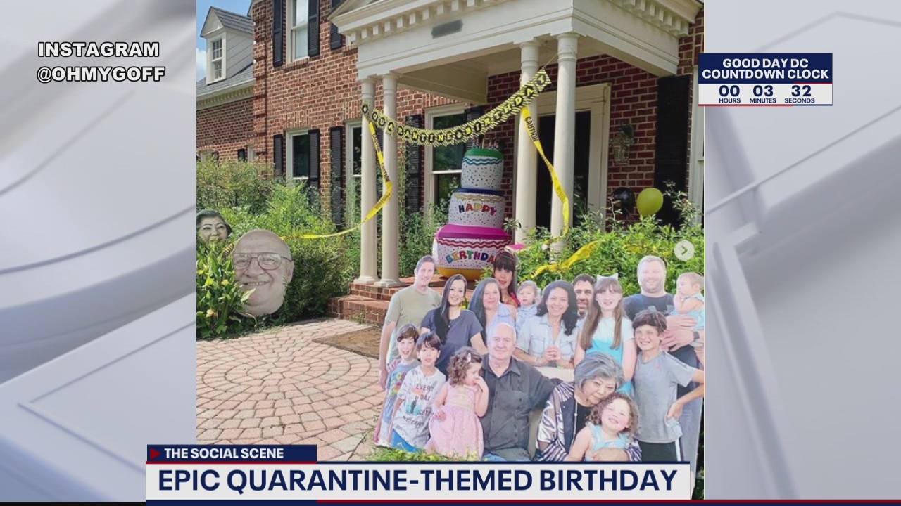 Epic quarantine themed birthday