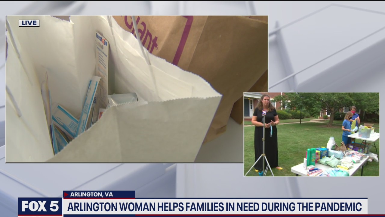 Arlington woman helps families in need during the pandemic