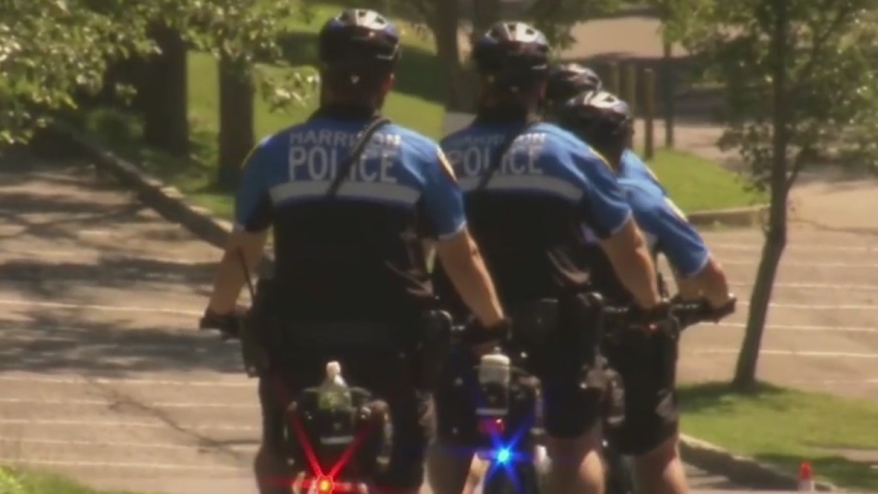 Cops on e-bikes