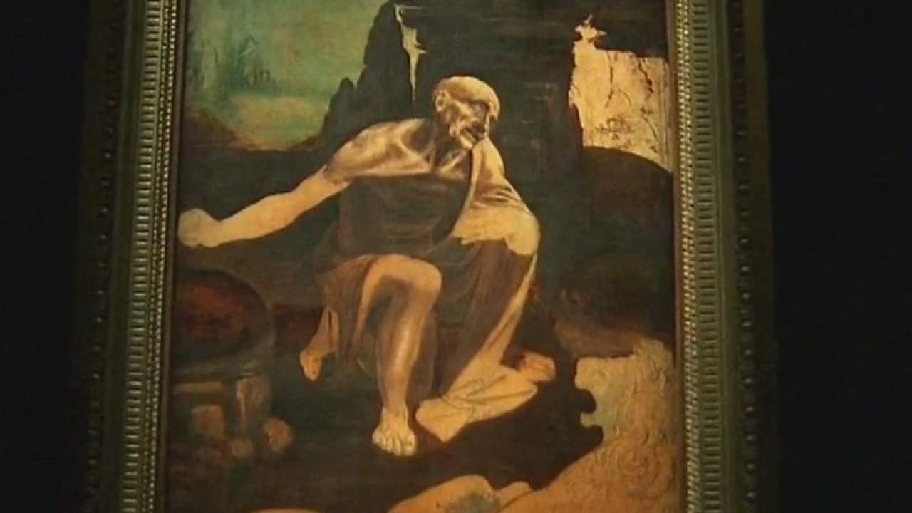 Leonardo da Vinci painting at the Met