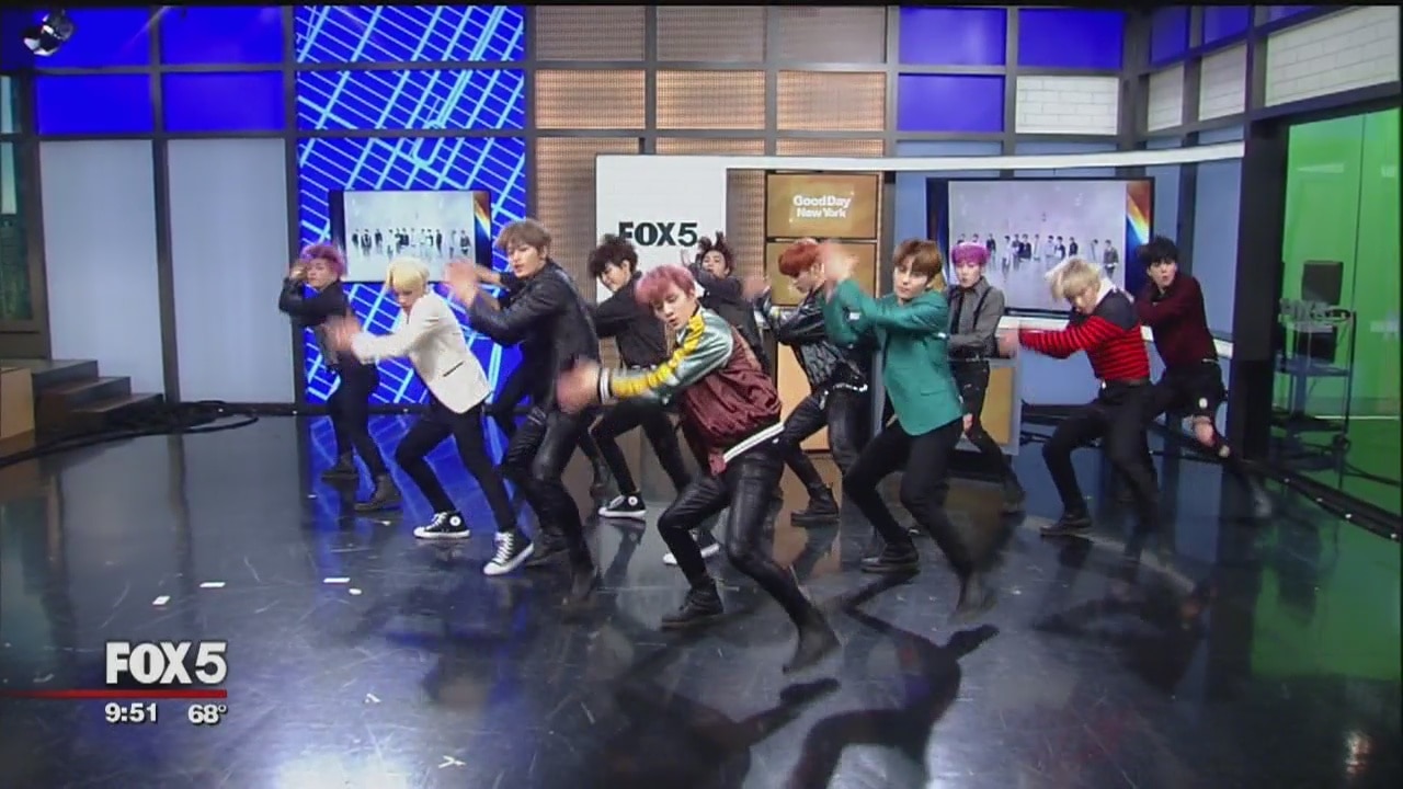 The Boyz perform on Good Day New York