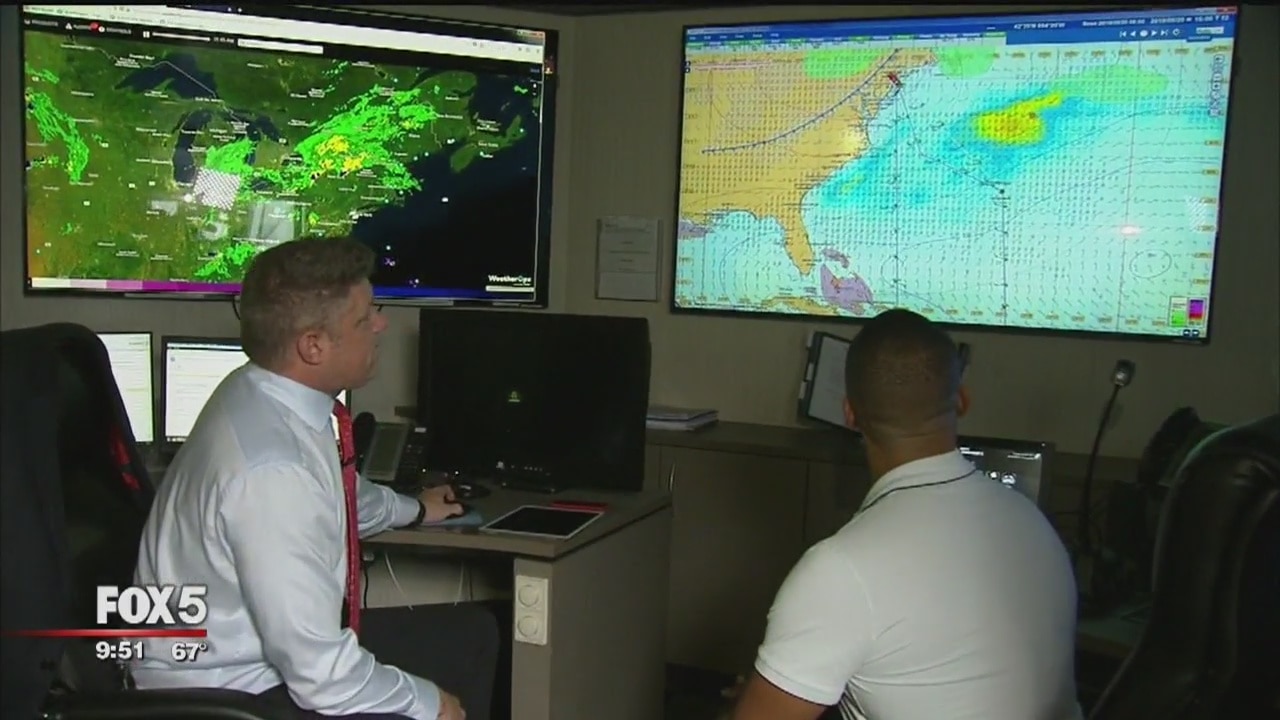 Meteorologist tracks weather for all Royal Caribbean ships