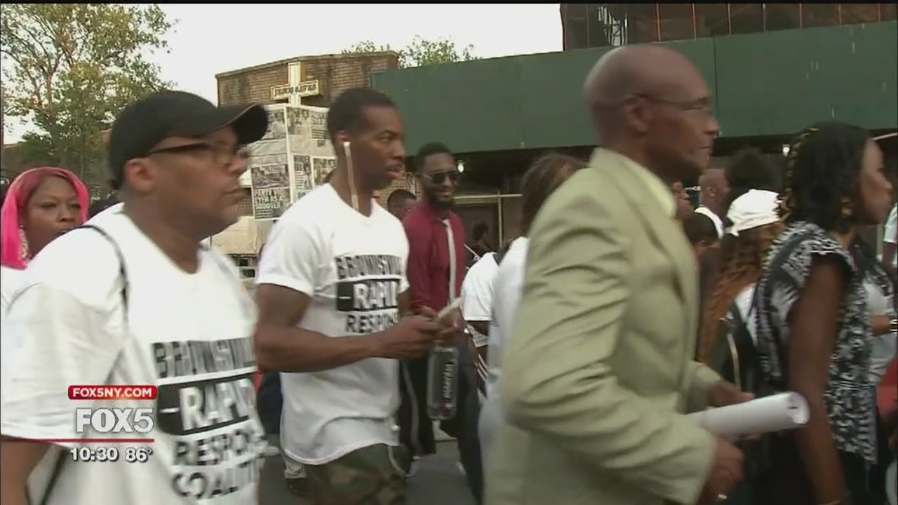 Rally against gun violence in Brooklyn