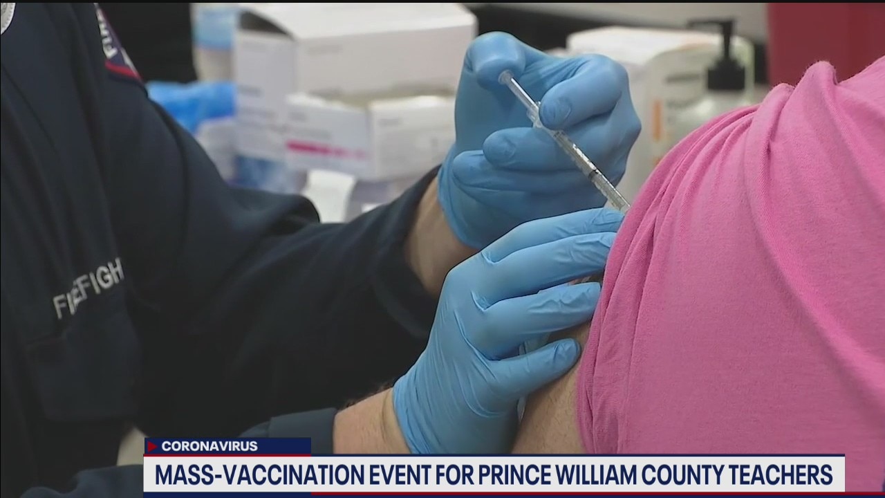 Mass vaccination event scheduled for Prince William County teachers