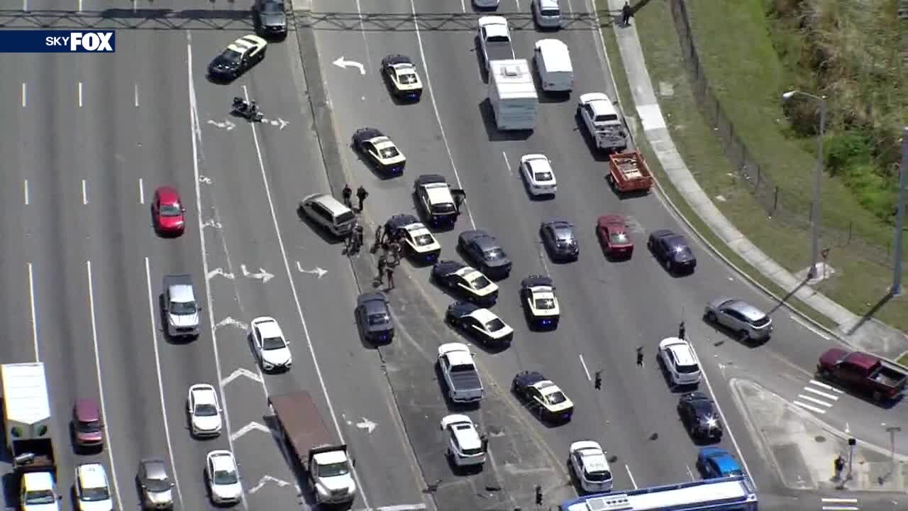 Driver arrested after cross-county pursuit, crash