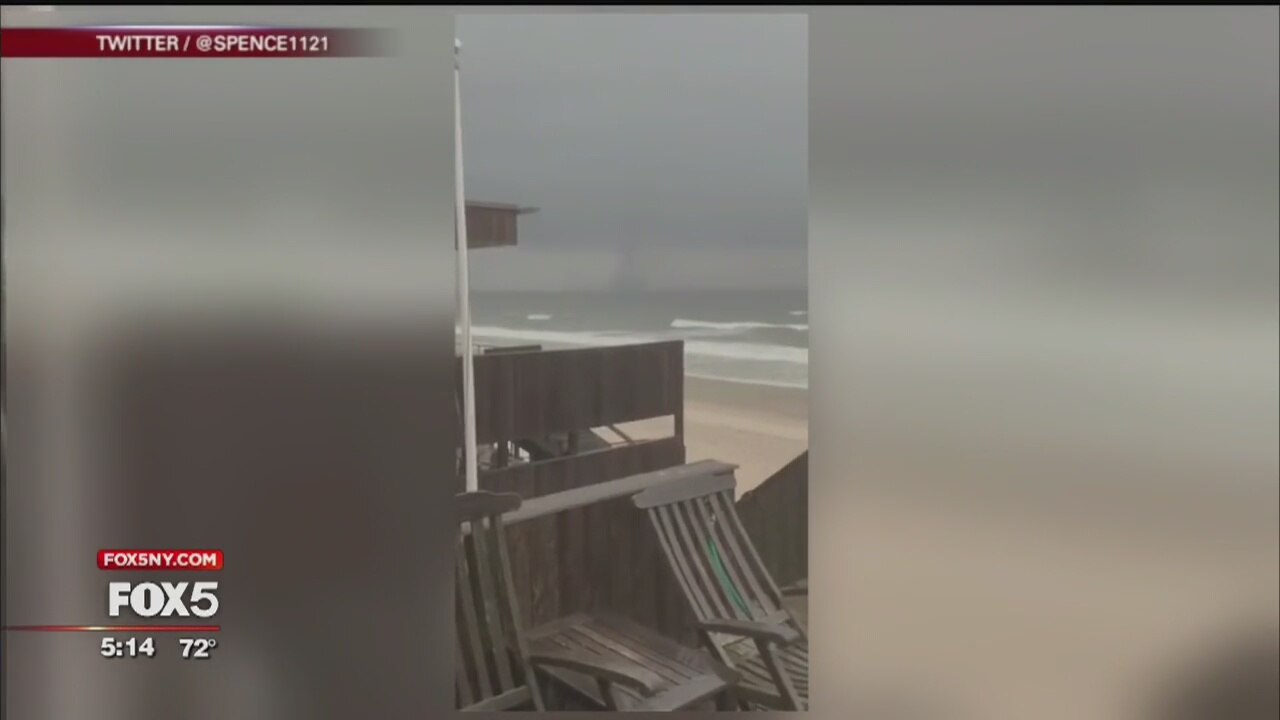 Long Island waterspout