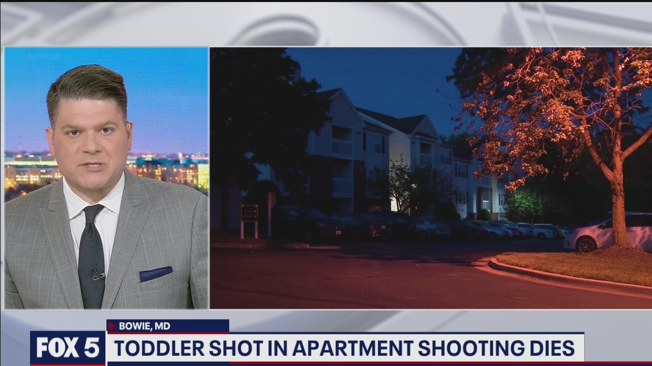 Toddler shot in Bowie apartment dies