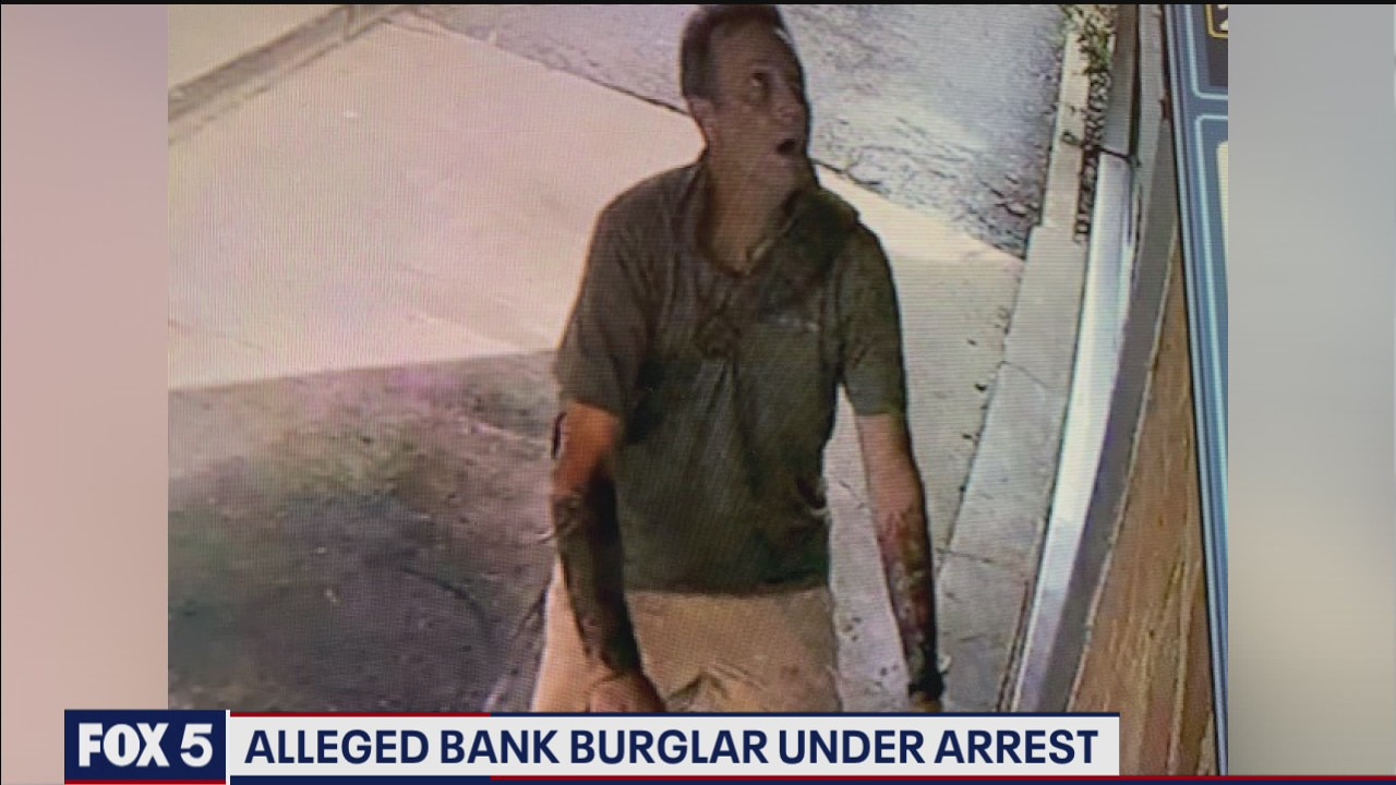 Virginia man arrested for breaking into bank through roof