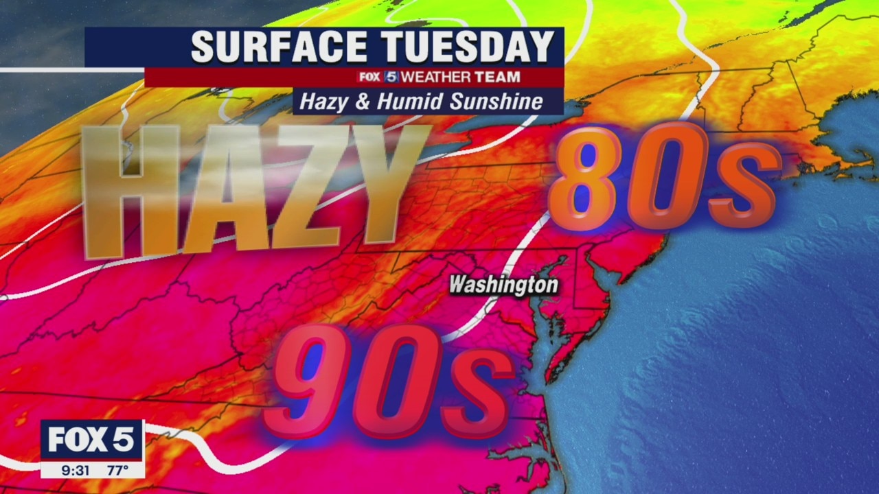 FOX 5 Weather forecast for Tuesday, September 14