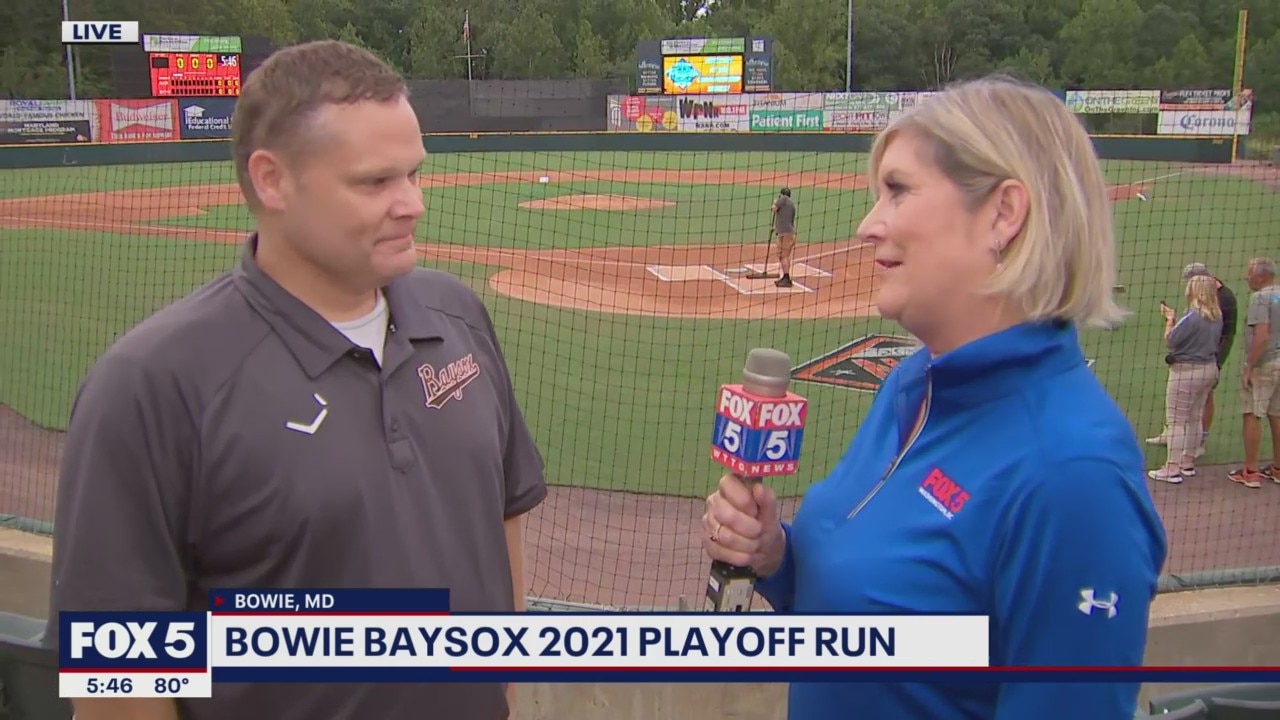 FOX 5?s Sue Palka talks to Bowie Baysox General Manager Phil Wrye