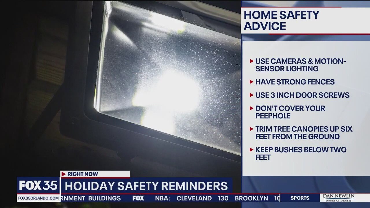 Home holiday safety tips while you're away