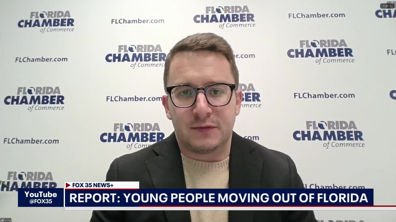 Why are young people flocking from Florida?