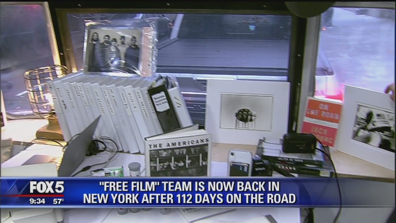 Photographer giving out film to capture 'red, white and blue'