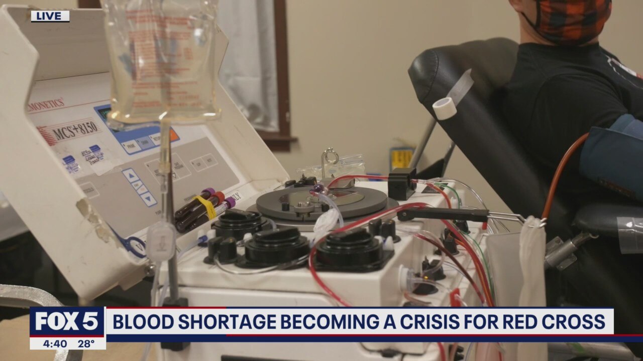 Red Cross declares 1st ever US blood shortage crisis