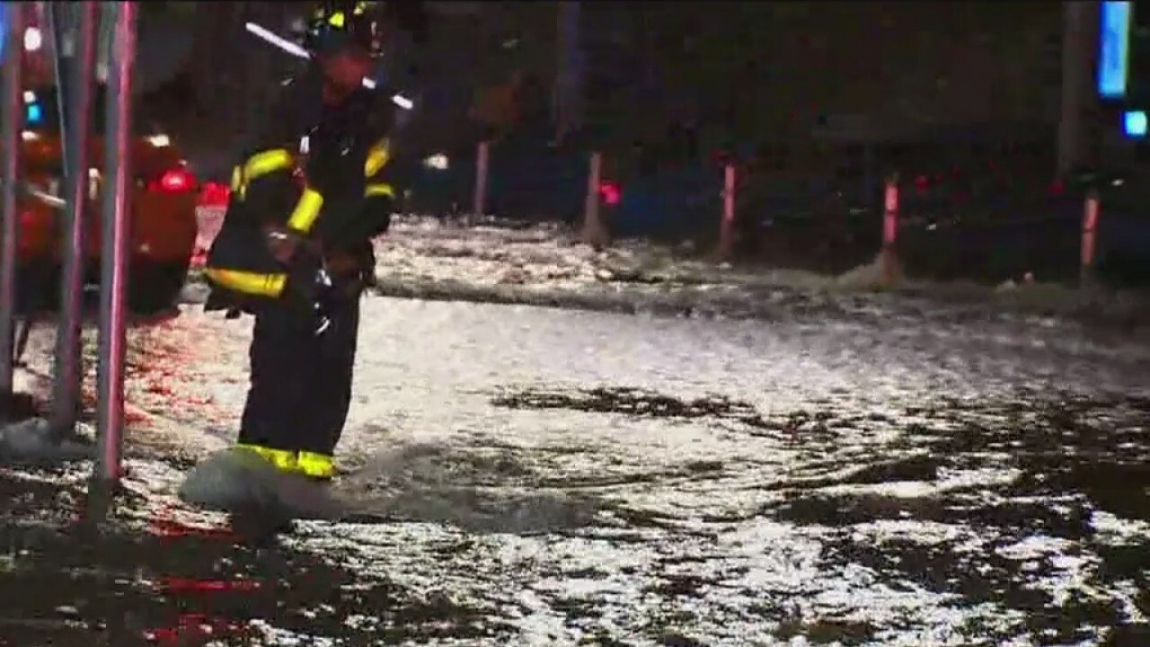 Water main repairs underway