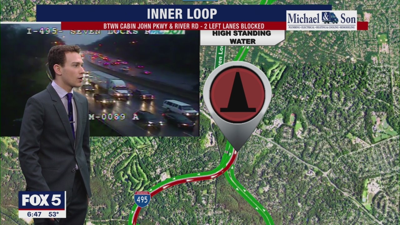 Wednesday morning rain causes delays on area roadways