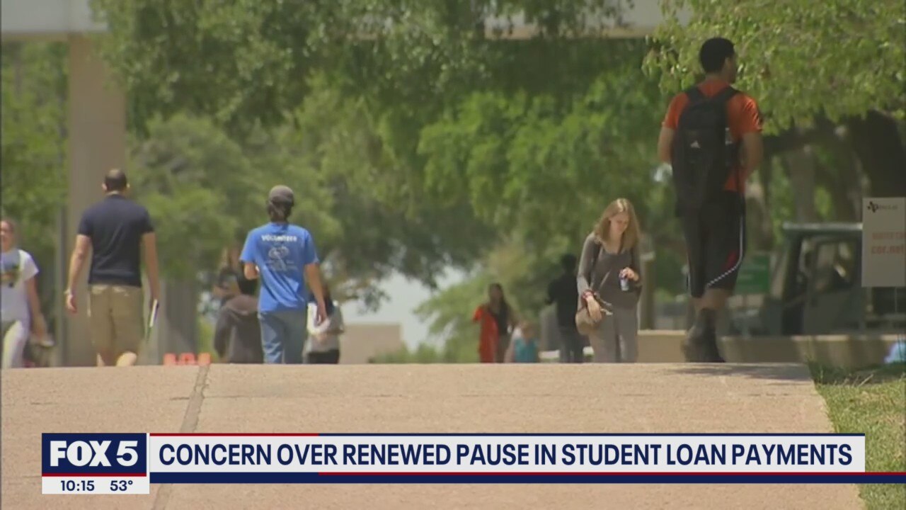 Concern over renewed pause in student loan payments
