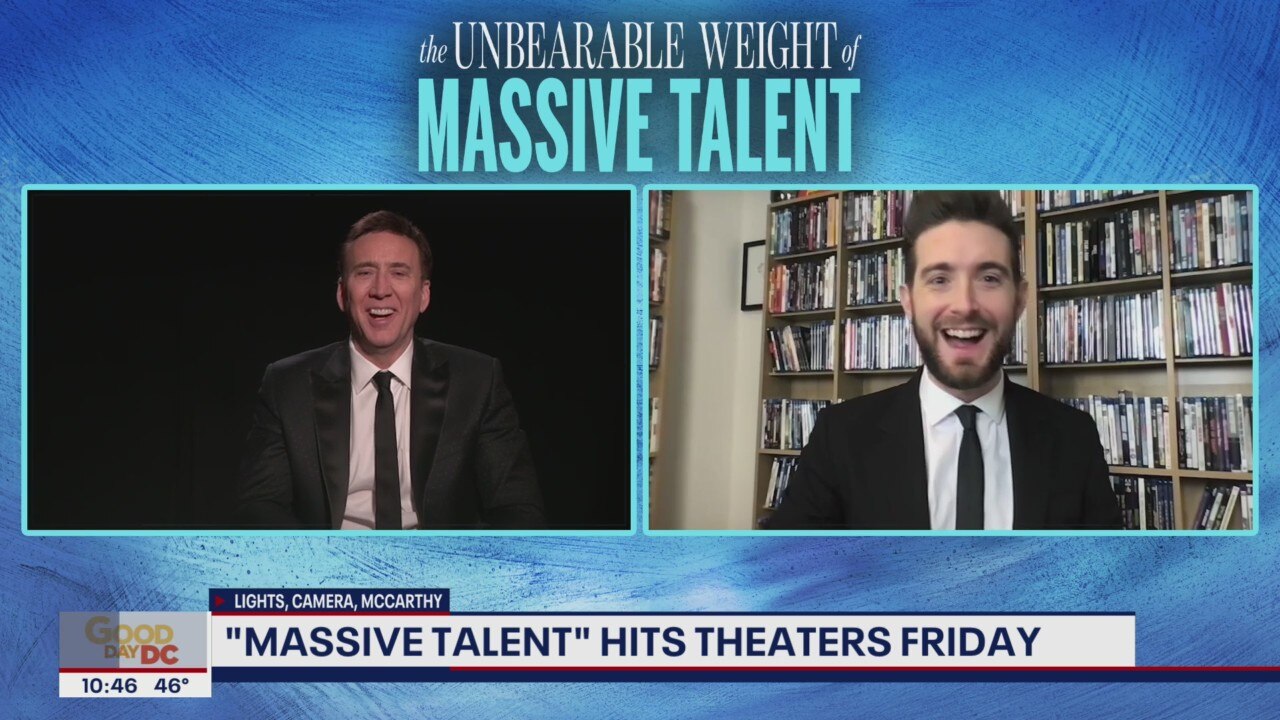 Nicolas Cage, Pedro Pascal talk "Massive Talent" hitting theaters Friday