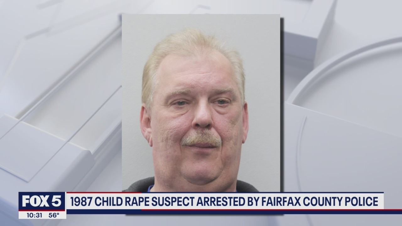1987 child rape suspect arrested by Fairfax County Police