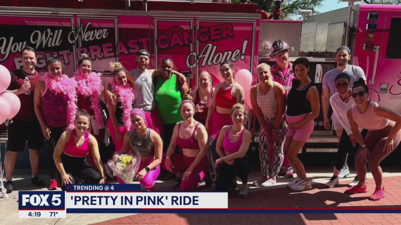 'Pretty in Pink' ride benefits local breast cancer charity