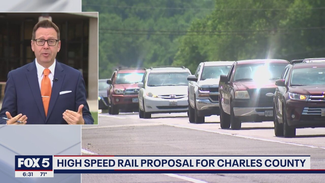 High speed rail proposal for Charles County