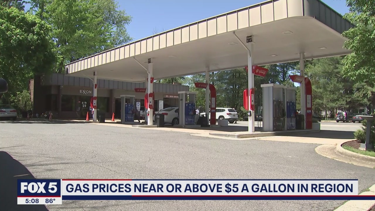 Gas prices continue to soar across DC region