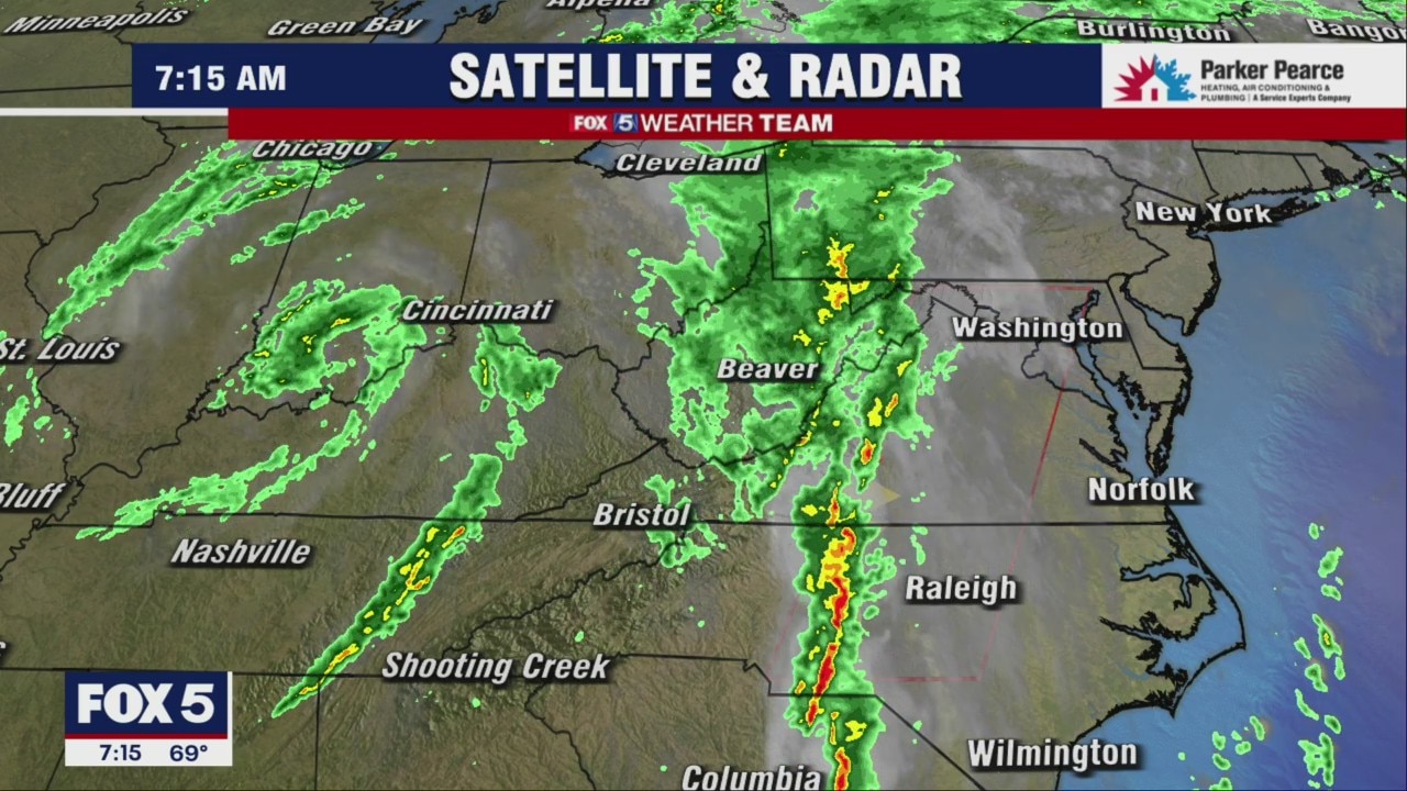 Severe thunderstorms possible Friday; sunny Memorial Day weekend