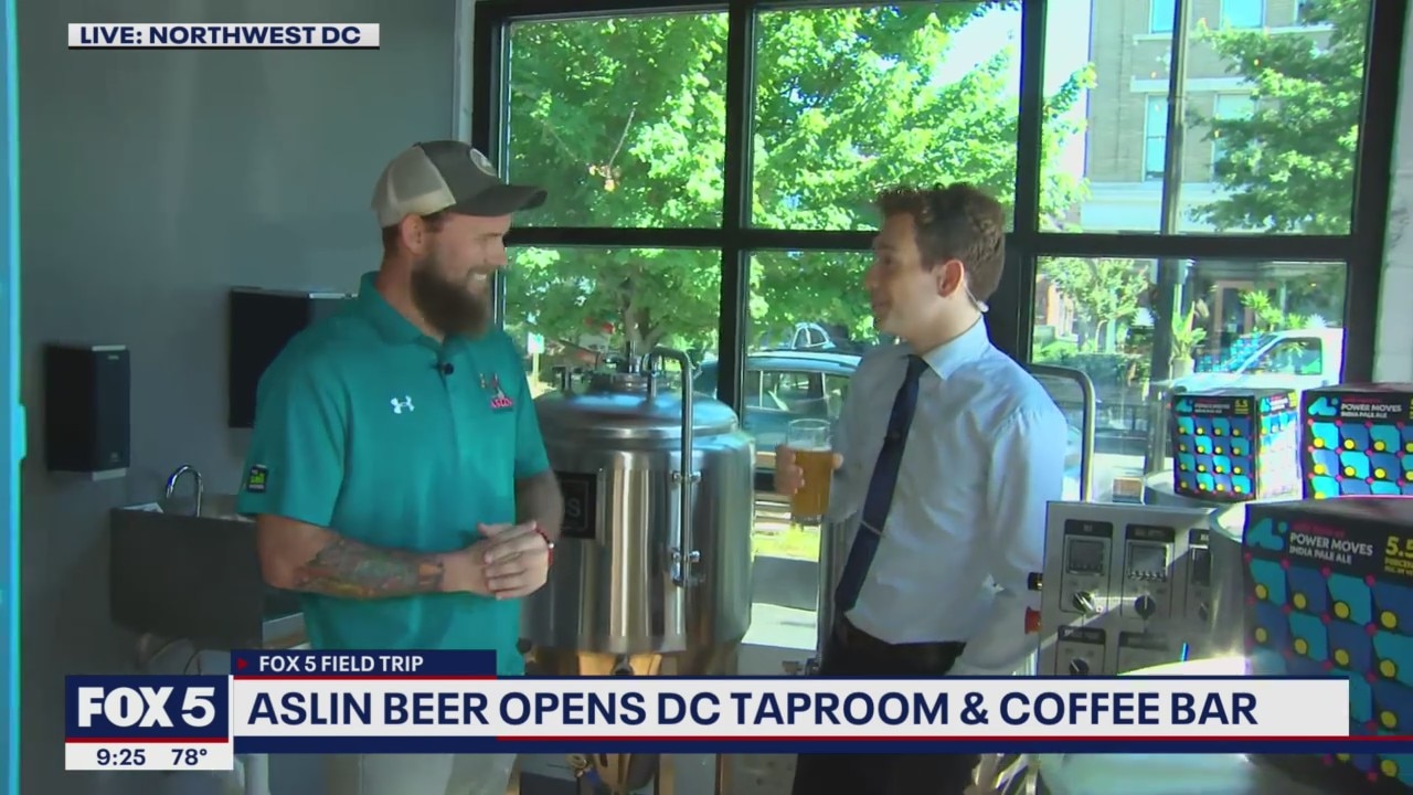 FOX 5 Field Trip: Checking out the brews at Aslin Beer