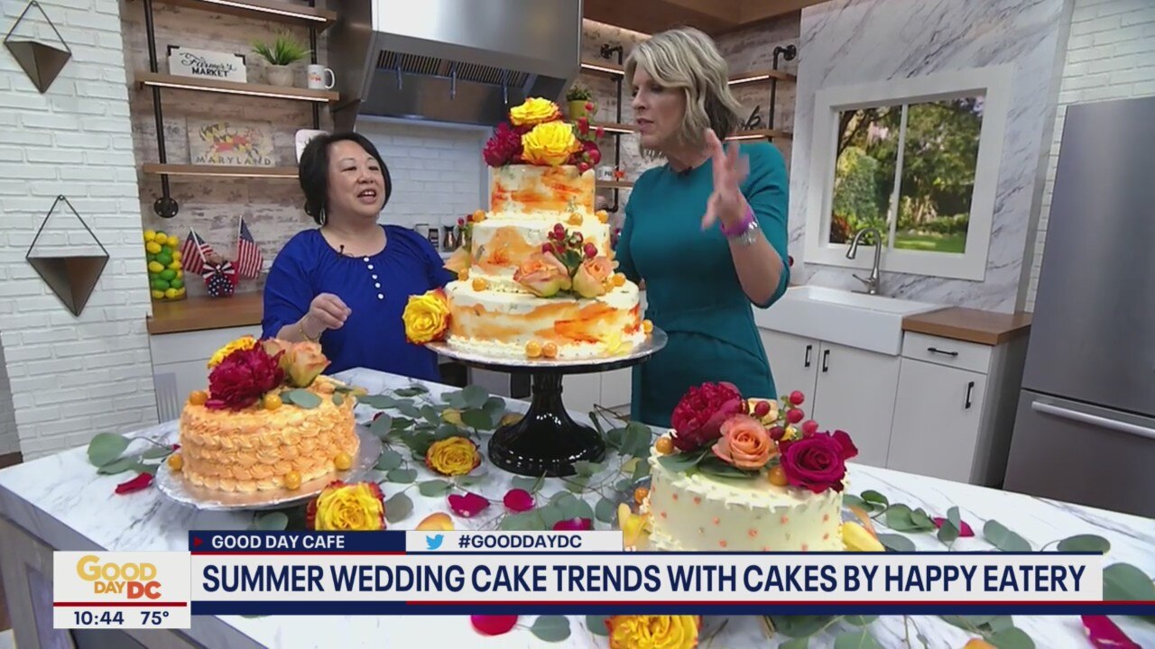 Summer wedding cake trends with Cakes by Happy Eatery