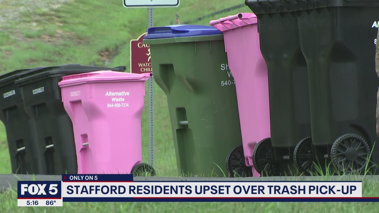 Stafford residents upset over trash pickup