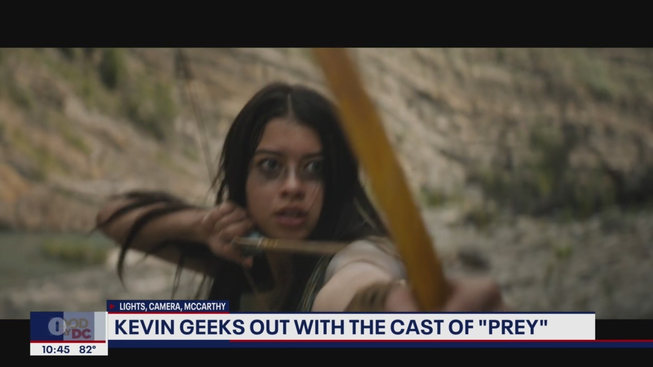 Stars of "Prey" talk hunting skills, prep for new movie