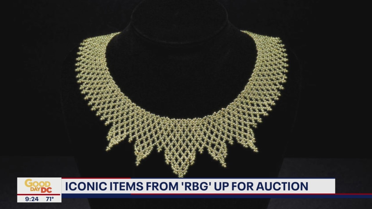 Iconic items from Ruth Bader Ginsburg up for auction
