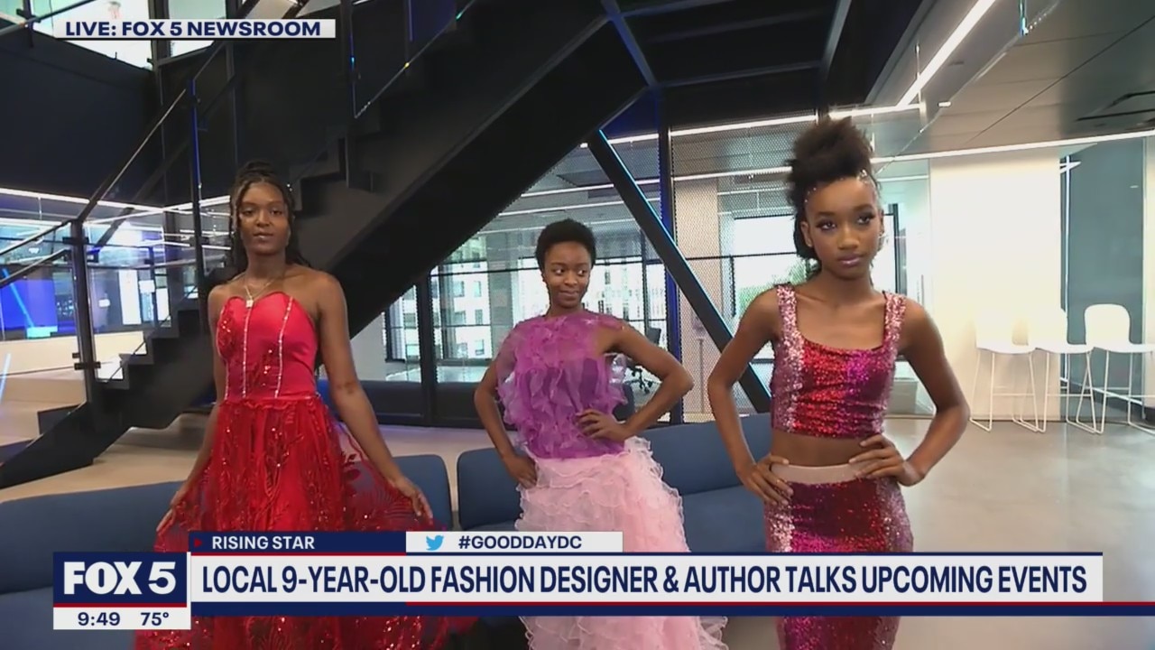 Local 9-year-old achieving dreams of being fashion designer, author