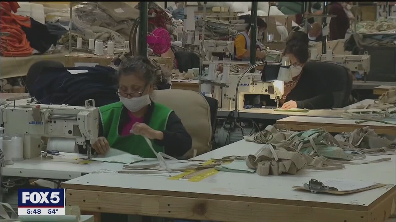 Americans crafting homemade face masks to help healthcare workers