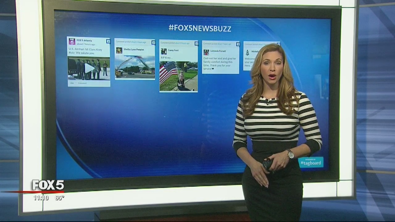 NewsBuzz - Airman Kcey Ruiz comes home