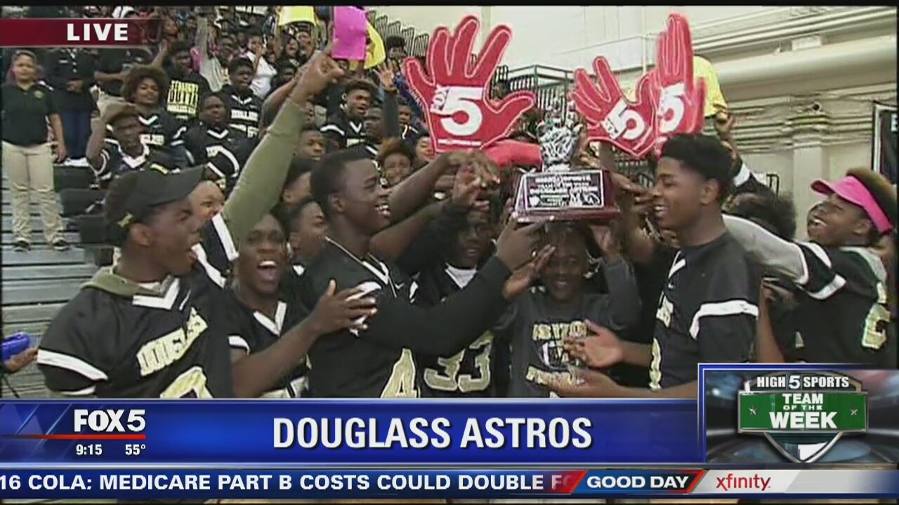 Team of the Week Pep Rally with the Douglass Astros