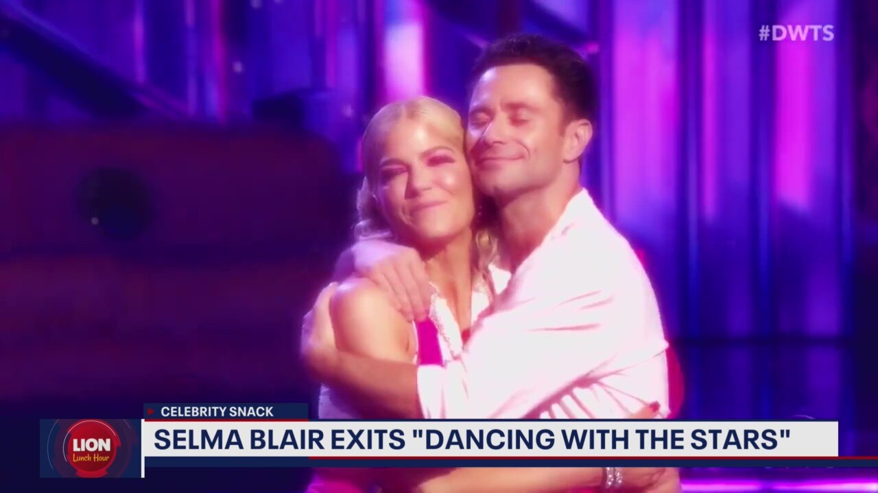 CELEBRITY SNACK: Selma Blair exits "Dancing with the Stars"