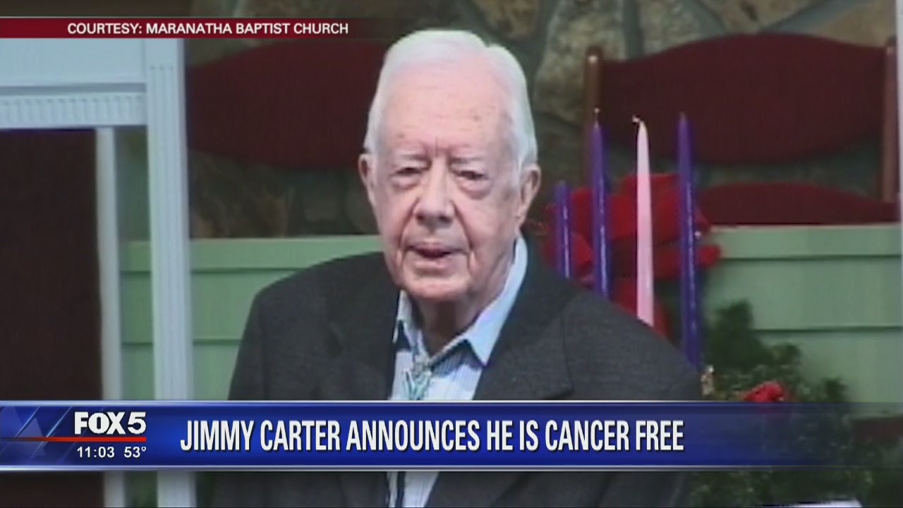 Jimmy Carter says latest brain scan shows no cancer