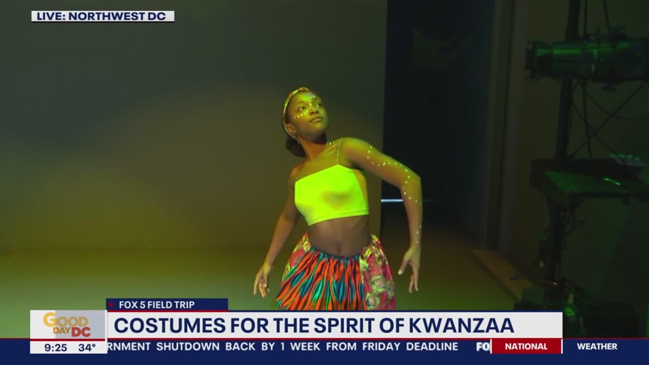 Creating costumes for the Spirit of Kwanzaa